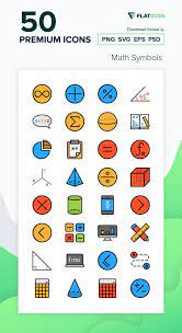 50 Premium Vector Icons Of Math Symbols Designed By Freepik Symbol Design Vector Icons Flat Design Icons
