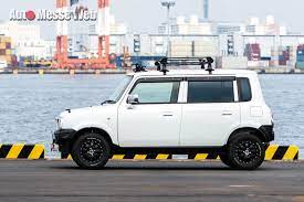 ラパンの車高アップで見えてきた 新たな軽自動車カスタムの可能性 auto messe web 軽自動車 カスタム ラパン スズキ r2 スバル
