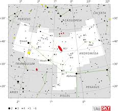 The nominative, for use when you're talking about the constellation names. Andromeda Constellation Wikipedia