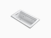 Brass/ceramic/glass lever handle waterfall lavatory faucet. Archer Collections Bathroom Kohler