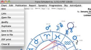 Menus Birth Chart Astrological Software Astroquick 7 Web For