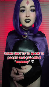 Emo Girl Cosplaying Raven