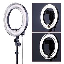 Neewer 14 Inches 400w 5500k Ring Fluorescent Flash Light For Video Shooting Camera Photo Flashlight Stand Light