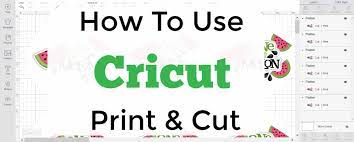It has a limit on the maximum size that you can print with the cricut design space. How To Use The Print And Cut Feature In Cricut Design Space Tastefully Frugal