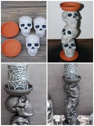 1001 Ideen Wie Sie Eine Coole Halloween Deko Selber Machen Crafts Flower Pots Candlesticks