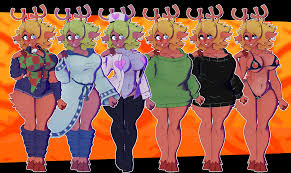 Stylized Noelle - 3D Models by CryptiaCurves