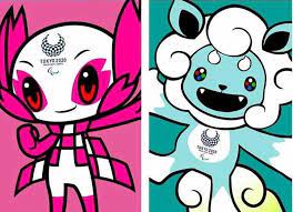 Representación de los juegos olímpicos en tokio 2020. Candidatas A Mascotas De Los Juegos Olimpicos De Tokio Campanas Control Publicidad