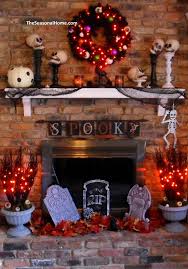 Need some halloween decorating ideas? Ideas Inspirations Halloween Decorations Halloween Decor Halloween Decorating Ideas Halloween Fireplace Halloween House Decoration Halloween Mantel
