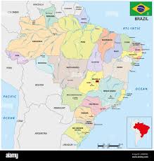 Manaus map Cut Out Stock Images & Pictures - Alamy