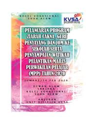 Kolej vokasional shah alam 13. Buku Program 4in1 Kamizatul Liyana Flip Pdf Anyflip