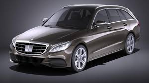 Mercedes Benz C Class W205 2017 Estate Vray 3d Model Ad Class Mercedes Benz Vray Benz C Benz Mercedes Benz