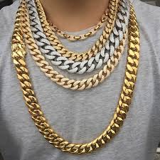hip hop collar gold chain