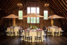 Wedding venues near virginia beach, va. Yellow Umbrellas Inside A Barn Wedding Reception Northern Virginia Barn Wedding Venue 48 Fields Farm