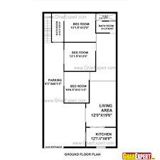 And having 4 bedroom + attach, another 1 master bedroom+ attach, and no normal bedroom, in addition modern / traditional. House Plan Of 30 Feet By 60 Feet Plot 1800 Squre Feet Built Area On 200 Yards Plot Gharexpert Com