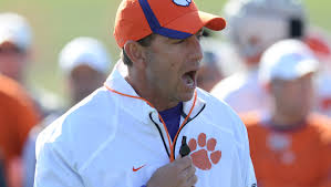 Clemson spring football practice