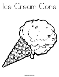 Find more cone coloring page. Ice Cream Cone Coloring Page Twisty Noodle