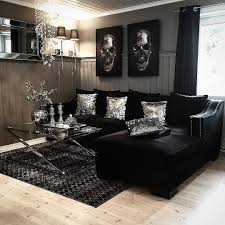 Black Living Room Ideas When You Want To Practice Them Silver Living Room Black Living Room Living Room Grey