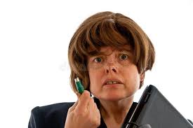 Frau in Saami Hut Und Blau Glaubte Mantel Stockbild