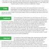 The study has a clear title and abstract statements. 1
