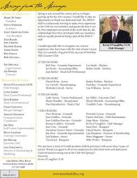 Meridian Hills Country Club Newsette: March 2011 by Private Club Marketing 