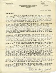 Greetings letter to a friend. Dear Friend Letters 1918 Pine Mountain Settlement School Collections
