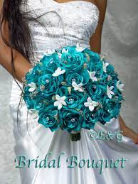 Whether your wedding theme is inspired by vintage florals or rustic style, discover everything you need to decorate your dream wedding, including wedding garlands, hanging wicker hearts, tea light holders and more. I Want To Make This Turquoise Wedding Bouquets Turquoise Wedding Teal Wedding Colors