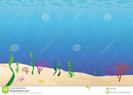 Cartoon Illustration Of A Ocean Floor Sea Bed Mr No Pr No 4 4503 13 Ocean Wallpaper Cartoon Illustration Ocean