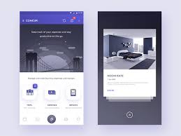 Concur App Redesign Concept Homescreen Pop Over Inspiration App Homescreen App Design Inspiration