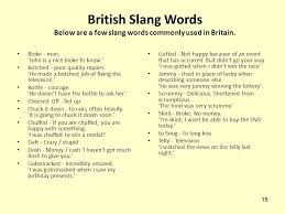 British Slang Words British Slang Words Slang Words English Vocabulary Words