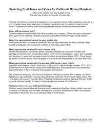 Pests and diseases of fruit trees can vary somewhat from zone to zone, as certain pests and diseases thrive in specific conditions. Selecting Fruit Trees Vines For Ca School Gardens Pdf California