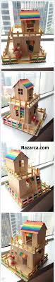 Maket ev yapımı & make a model house malzeme : Hobi Cubuklarindan Yapilan En Guzel Ev Maketi Nazarca Com