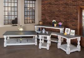 Accent your living room with a coffee, console, sofa or end table. Stone Occasional Table Set Off White Gray Ifd Furniture Furniture Cart