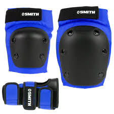 Smith Scabs 3 Pack Knee Elbow Wrist Pads Roller Derby