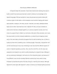 Maybe you would like to learn more about one of these? Midterm Reflection