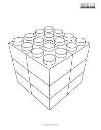 I decided to make my own storage container that looks like a lego brick. Lego Bricks Coloring Page Super Fun Coloring