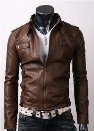Men S Light Brown Slim Fit Stylish Leather Jacket Stylish Leather Jacket Brown Leather Jacket Men Jackets Men Fashion