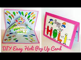 See more ideas about first holy communion, communion, holy communion. Diy How To Make Easy Holi Card Pop Up Holicard Tutorial Colourscreativityspace Youtube Diwali Cards Greeting Cards Diy Holi