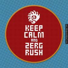Browse by theme and level to find the design of your dreams! Starcraft Keep Calm And Zerg Rush Cross Stitch Pattern