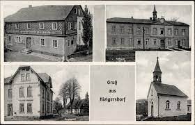Je zde kostel navštívení panny marie z 18. Ansichtskarte Postkarte Hilgersdorf Severni Lobenau Akpool De