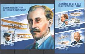 HM1776 2018 NIGER ORVILLE WRIGHT AVIATION HISTORY TRANSPORT #5573-6+BL816  MNH