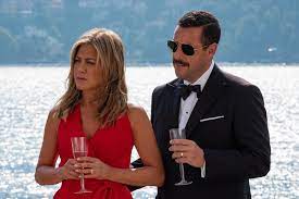 He invites sandler and aniston's characters to spend the weekend on a billionaire's yacht—but when said billionaire winds up dead, they become the prime suspects. Adam Sandler Jennifer Aniston Reunite In Netflix S Murder Mystery Photos Ew Com