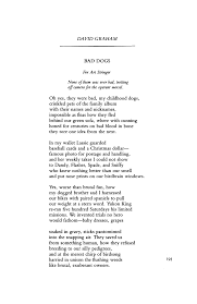 Bad Dogs By David M Graham Poetry Magazine Bad Dog Poetry Magazine Family Album