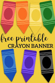 Birthday Bulletin Board Ideas Printable Free Printable Back To School Banner Crayons Paper Trail Design Kindergarten Bulletin Boards Birthday Board Classroom School Banner