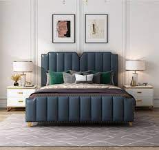 Here we have listed some pros and cons for the bedroom set designs that. Luxury King Beds Fancy Bedroom Set Furniture Modern Double Soft Bed Popular Nappa Leather Queen Size Bed From China Tradewheel Com