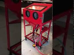 Had one for years, always messy inside be it. Modified Harbor Freight Blast Cabinet Youtube