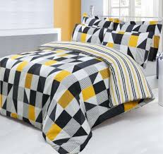 Bed design, appealing sleep number bed cost.low price mickey mouse comforter sets with kids bedding sets for single bed. Funky Jazz Yellow Black Duvet Quilt Cover Bedding Set Single Double King Yellow Bedding Cheap Bed Linen Black Duvet Cover
