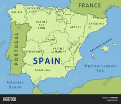Spain is a european country that is lies on the iberian peninsula. Spain Vector Photo Free Trial Bigstock