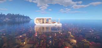 We have put together a list of some of our favorite minecraft house ideas to help you find the perfect however, filling the basement with your loot will allow for the top floors to be used for a nice, modern design. Minecraft Underwater Modern House Ideas And Design