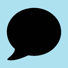 Blue And Black Messages Icon App Icon Ios Icon Iphone Photo App