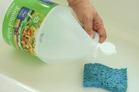 remove scratches from a cast iron sink